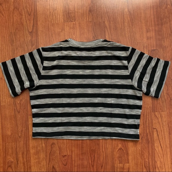 NWOT Lou & Grey Crop Relaxed Striped Top sz S - Picture 5 of 6